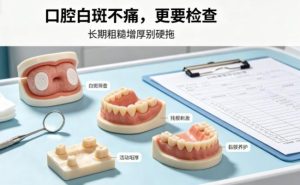 嘴里长白斑、粗糙、起皮不疼？中老年口腔黏膜问题，千万别拖延